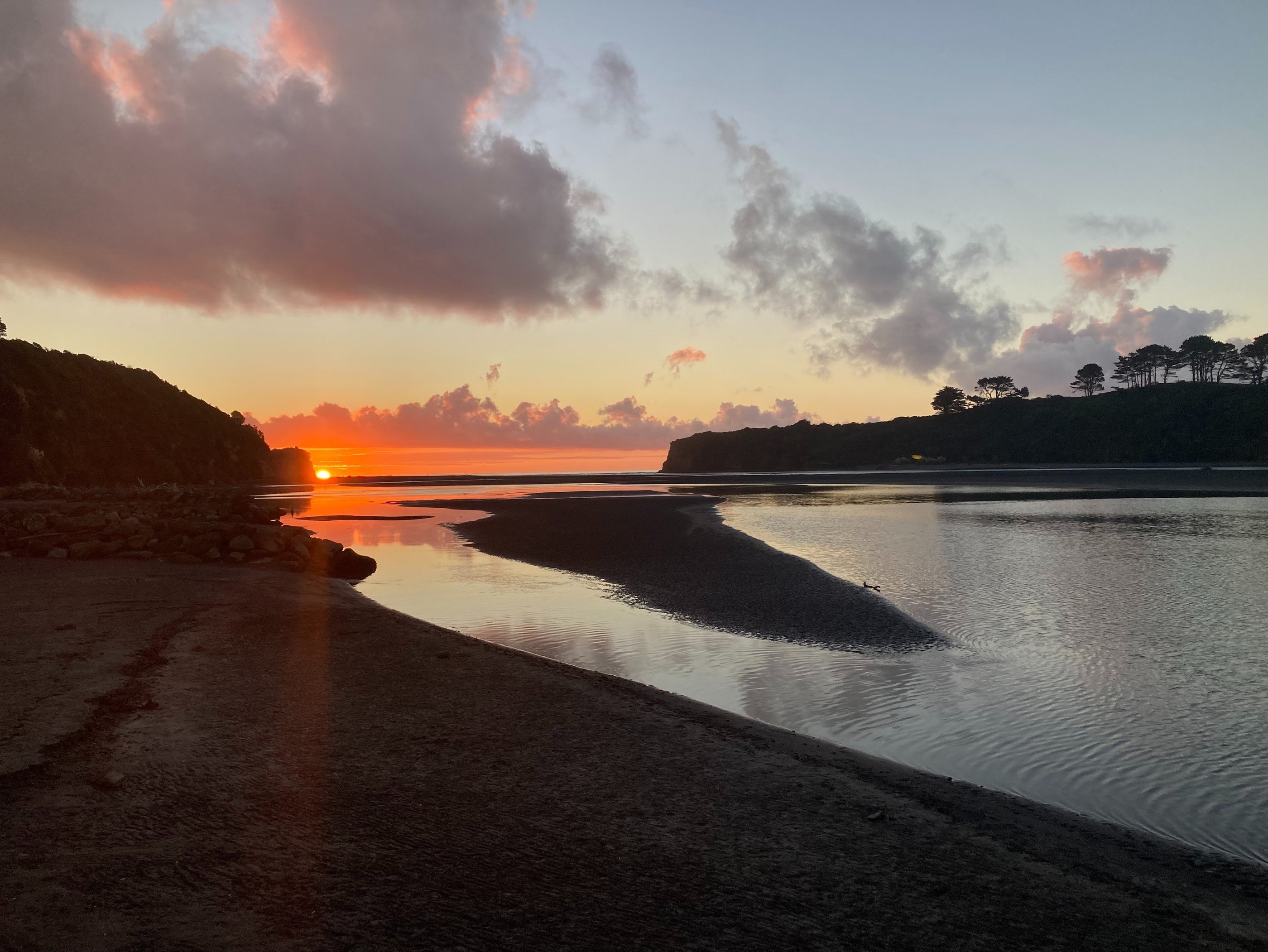 Coucher de Soleil Nouvelle Zélande