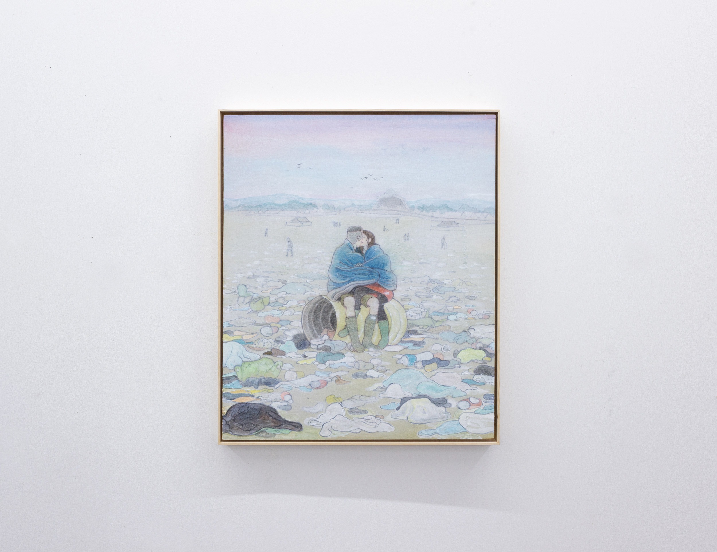 Arthur Metz artiste Adam & Eva
acrylique peinture galerie maxime allain fin du monde festival