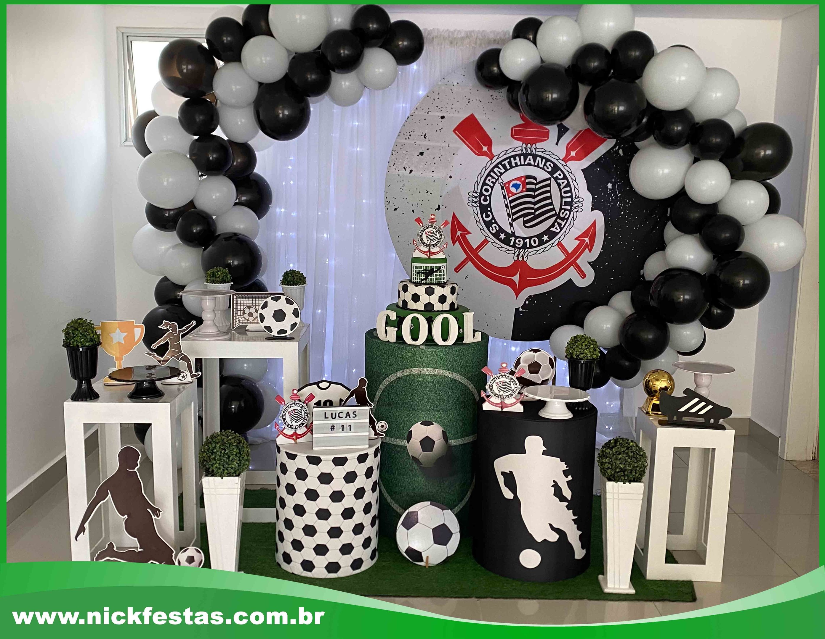 Aluguel de decoração Corinthians na Freguesia do Ó