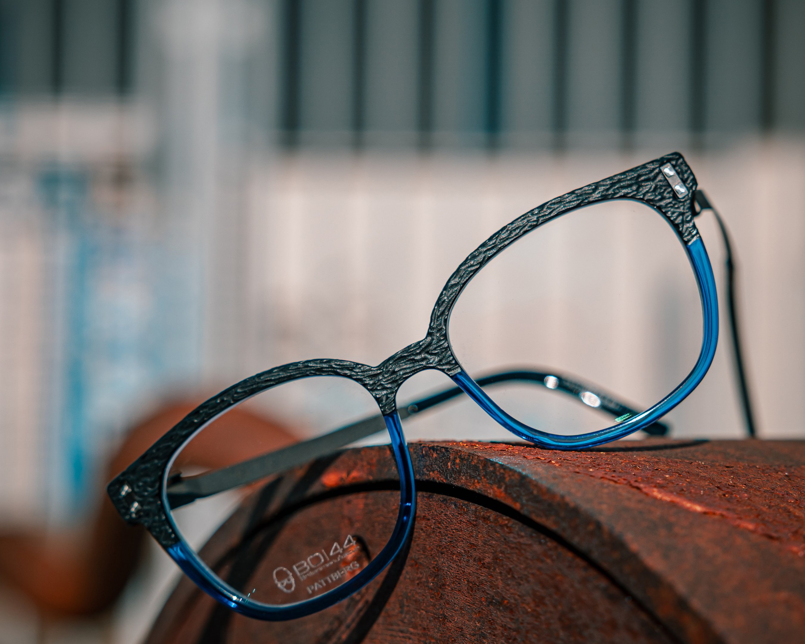 blau bo44 brille brillenfassung 2025 neu