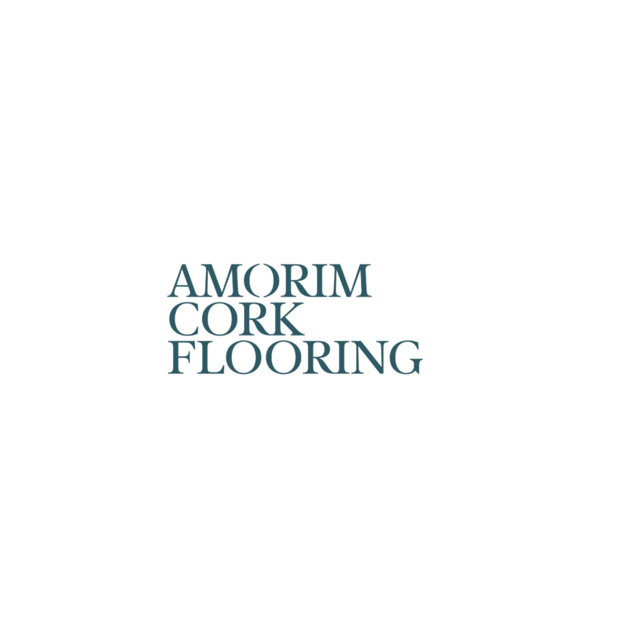 a logo for Amorim Cork Flooring