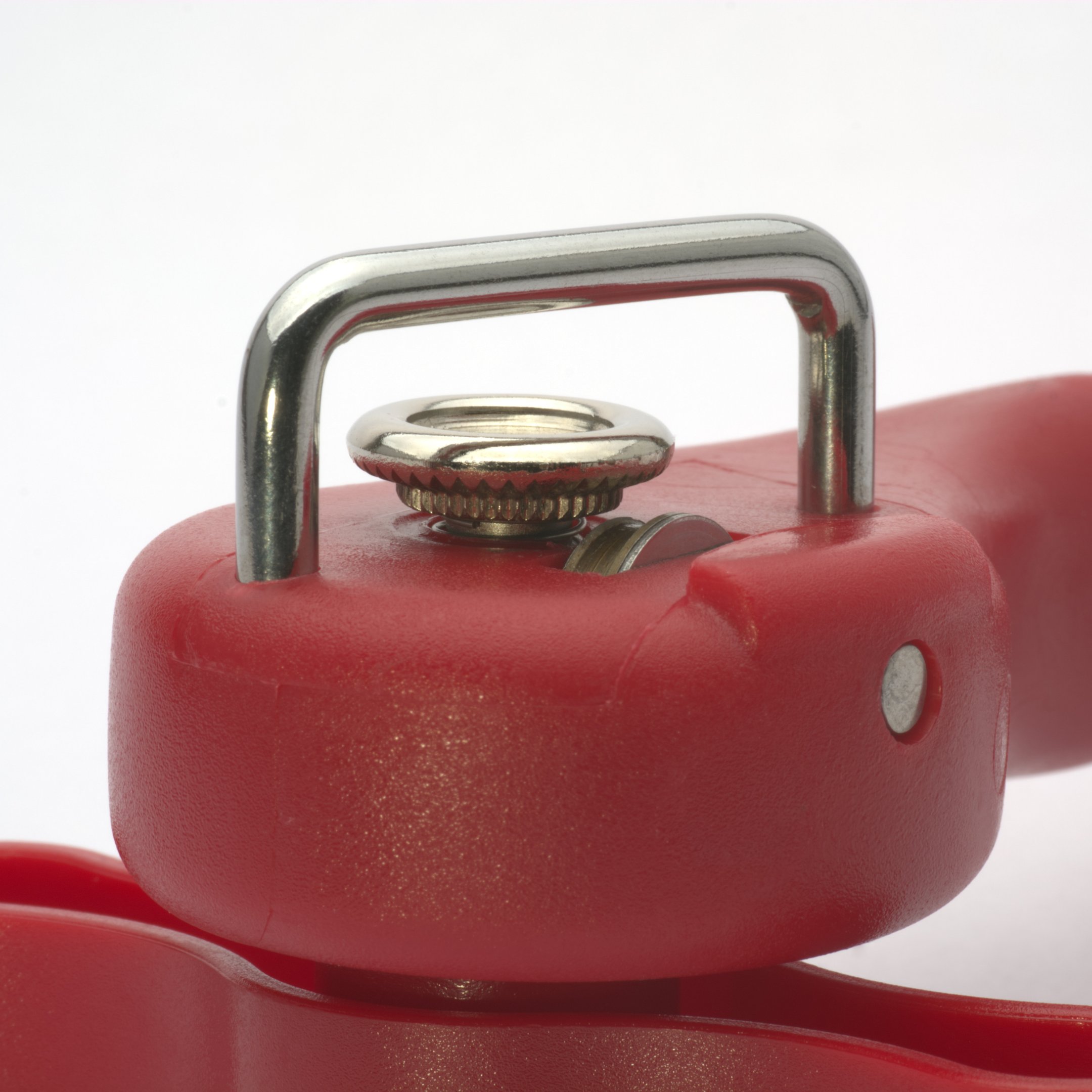 Close up of a tin opener.