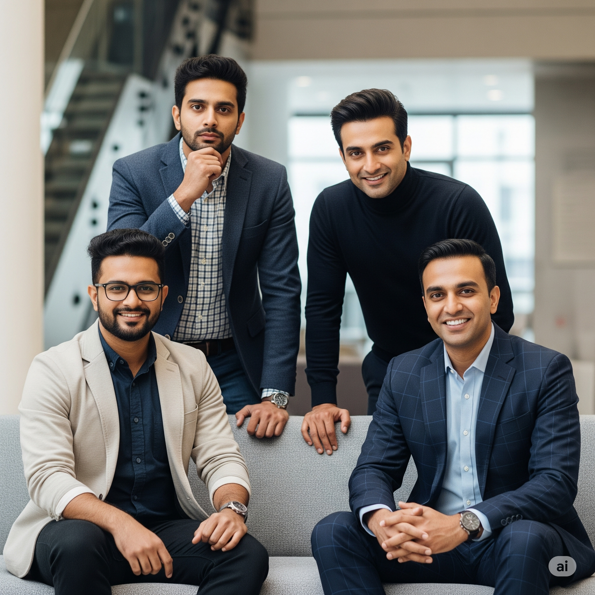 A group of happy, high achieving, professionals