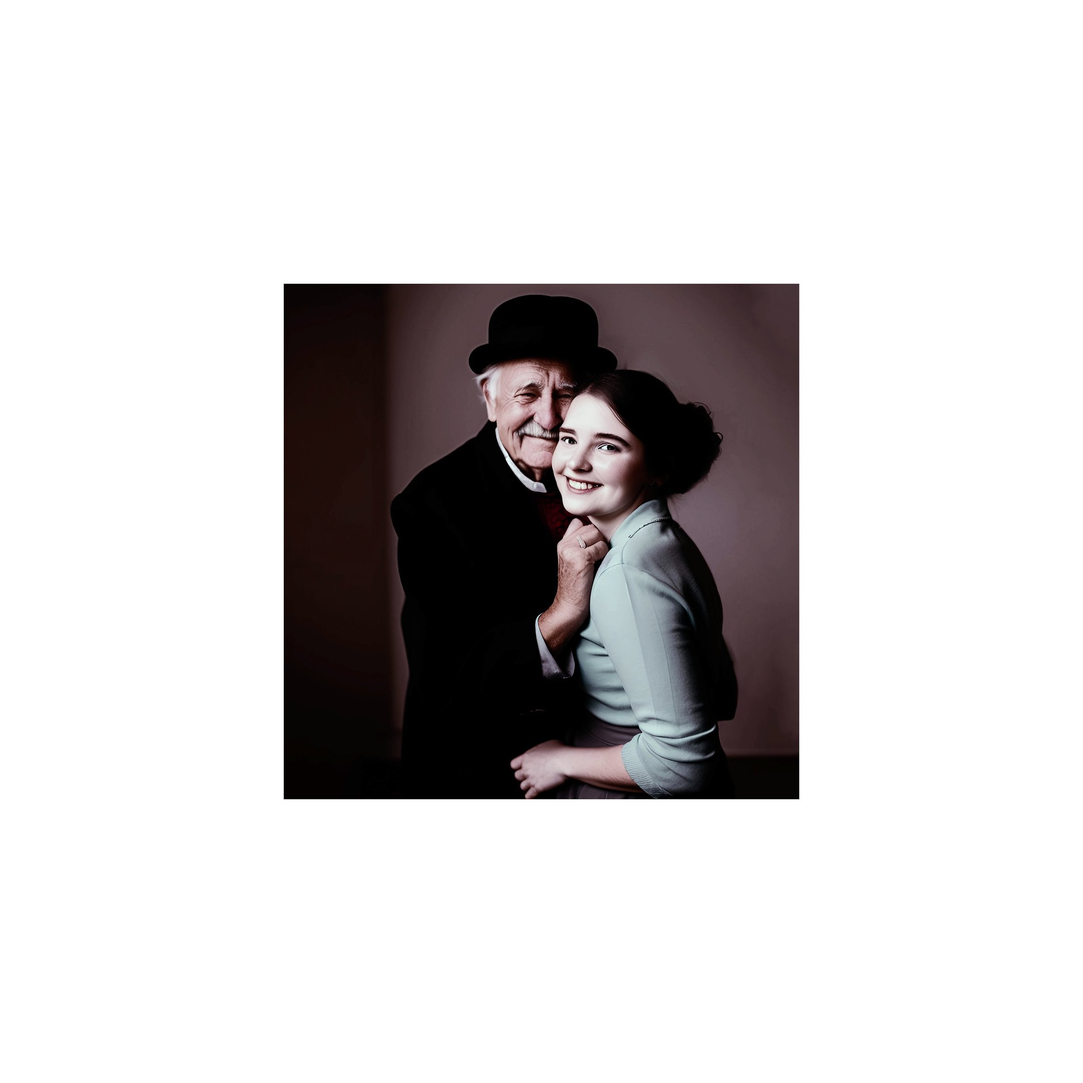 a man and woman posing for a photo