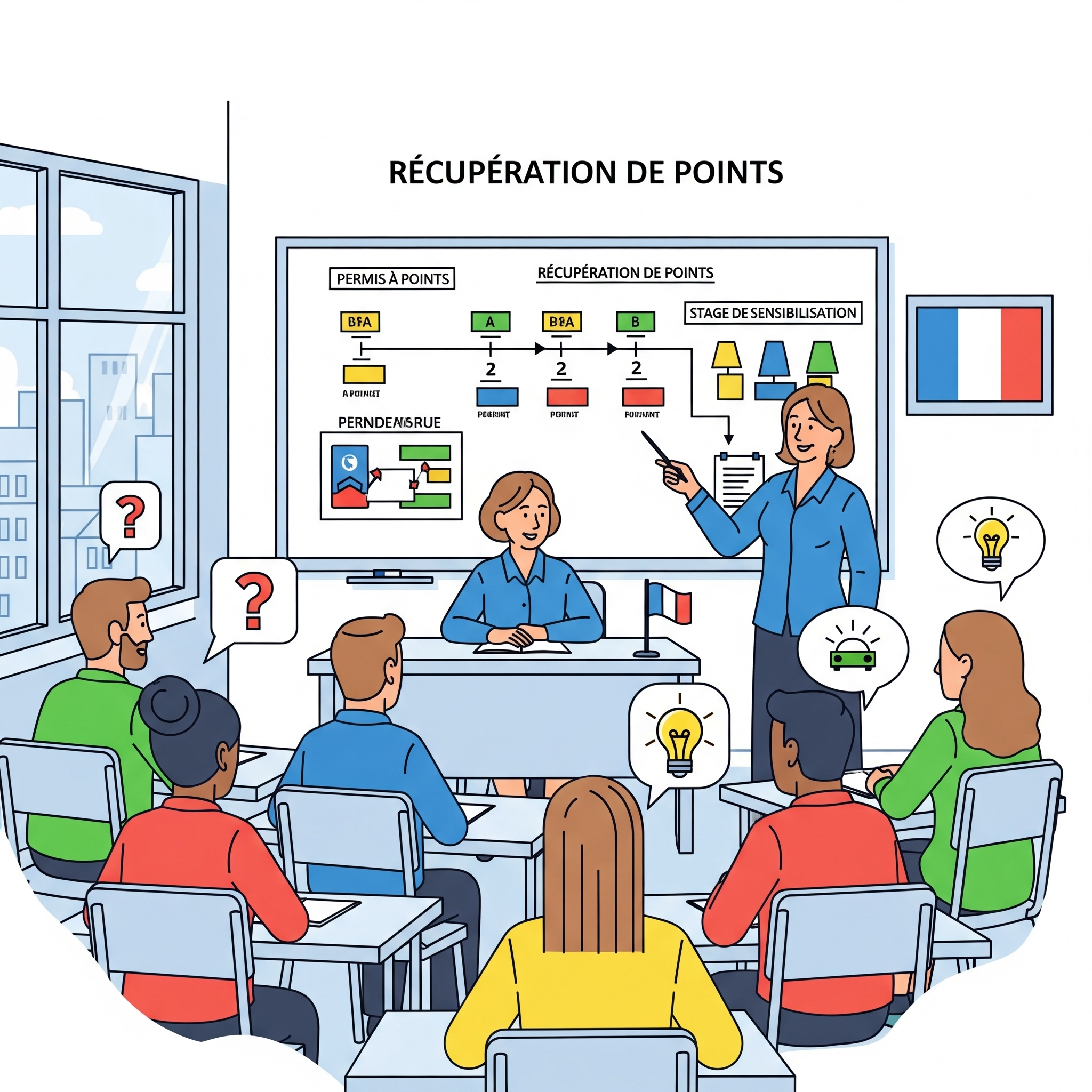 stage de récupération de points