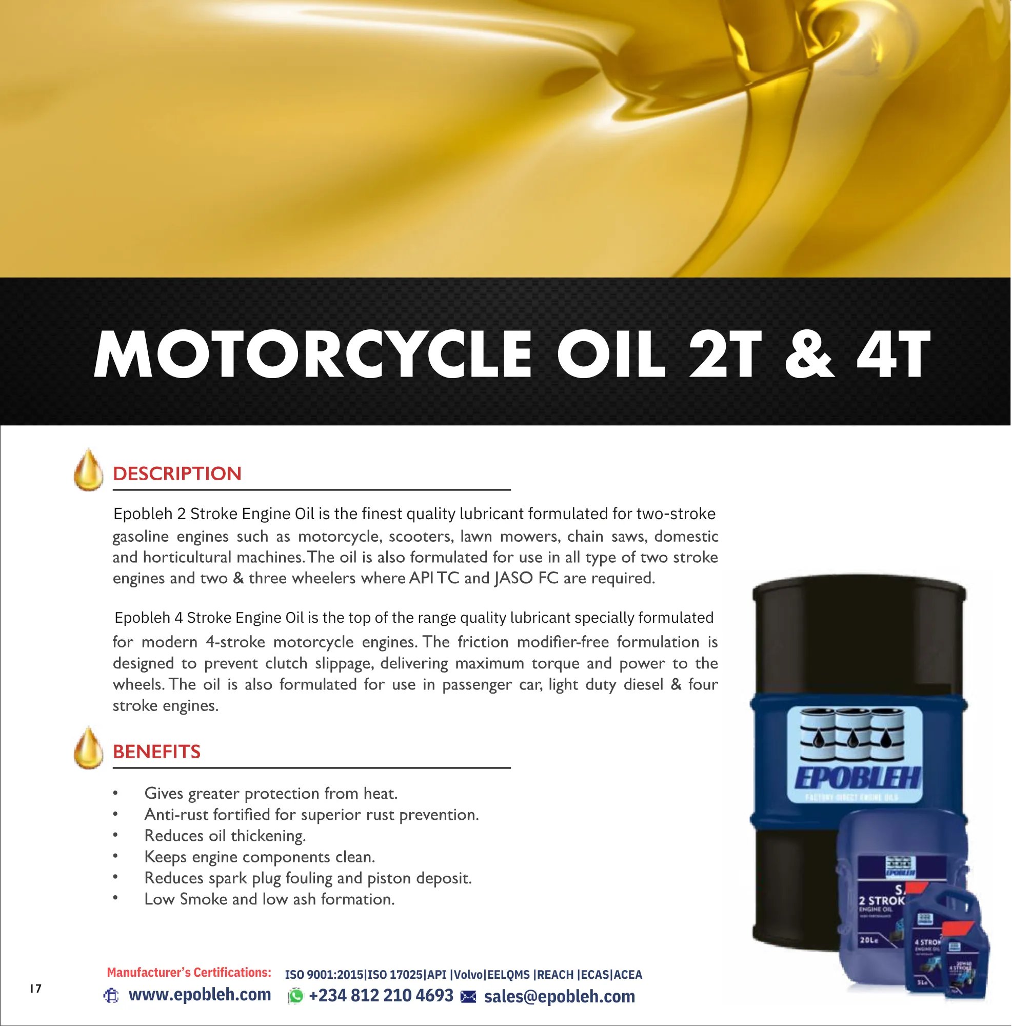 Best bike oil manufacturer in the UAE