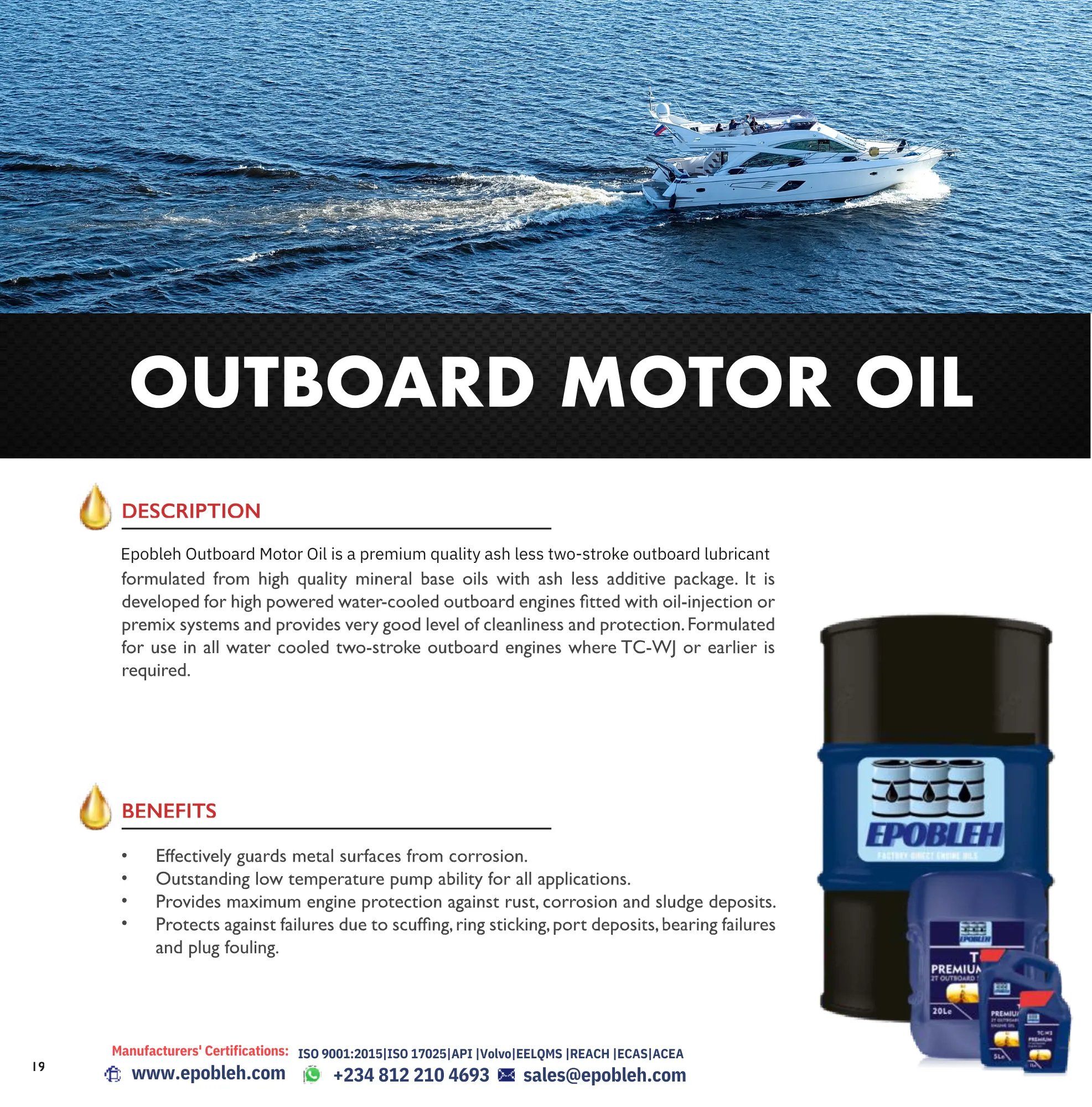 Marine lubricant manufacturer in the UAE