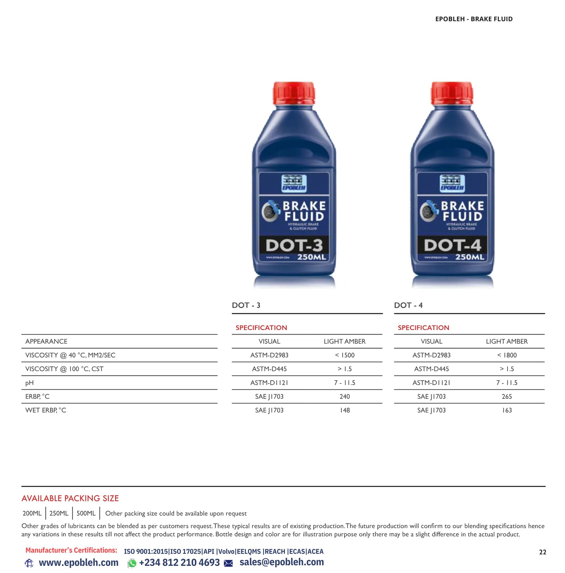 Premium brake fluid manufacturer in the UAE