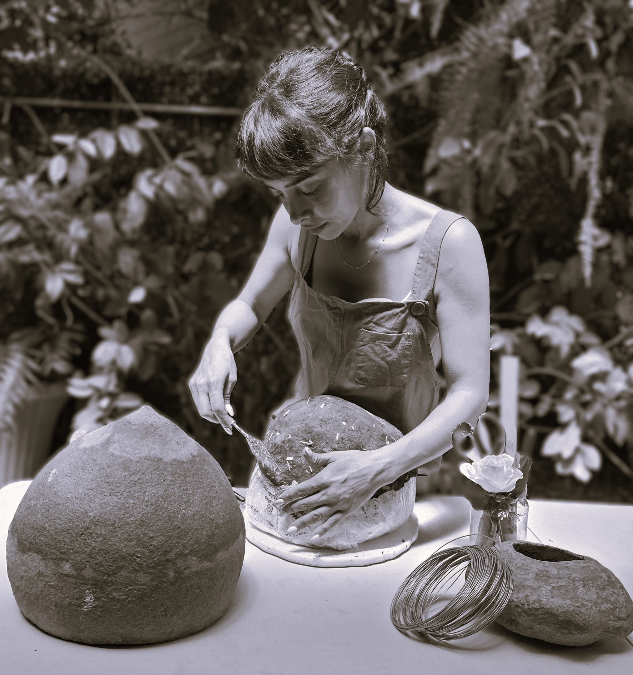 Wabi Sabi Paper Mache Interior Desin