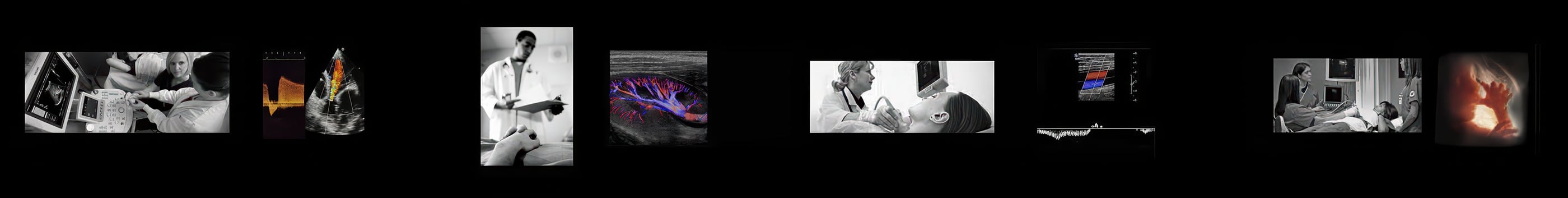 Banner showing professionals using ultrasound after our hands-on training courses.