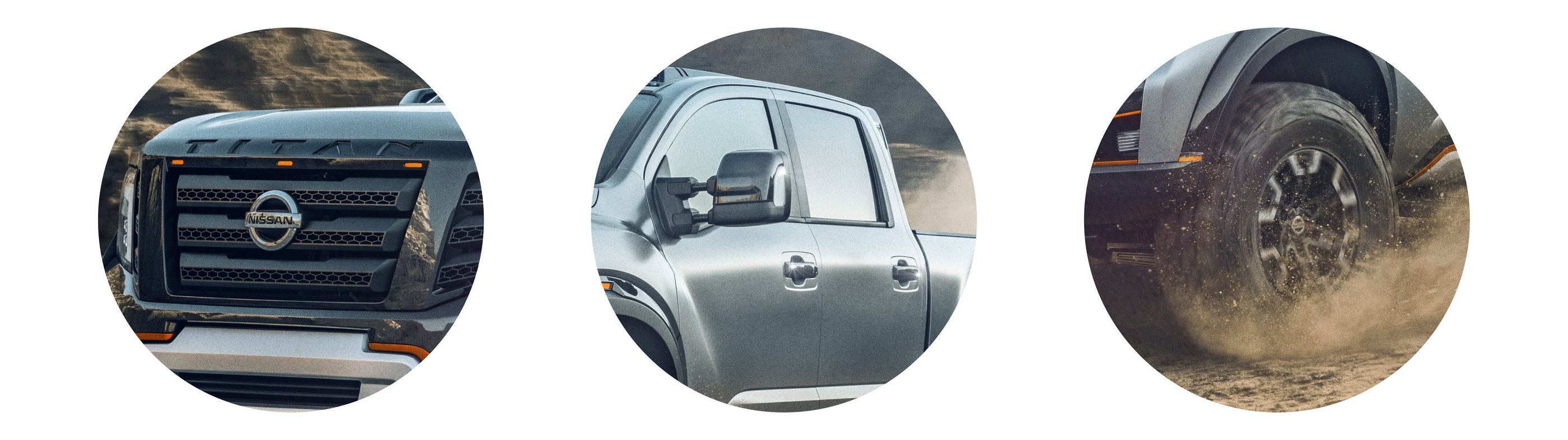 Detalles del fotomontaje de la camioneta Nissan Titan