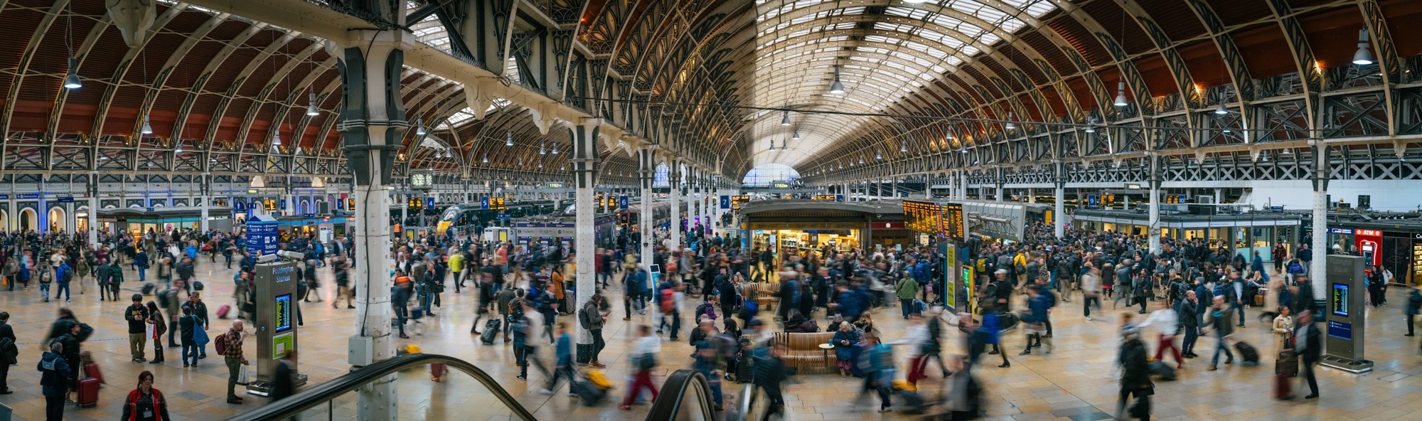 Paddington station rush-hour