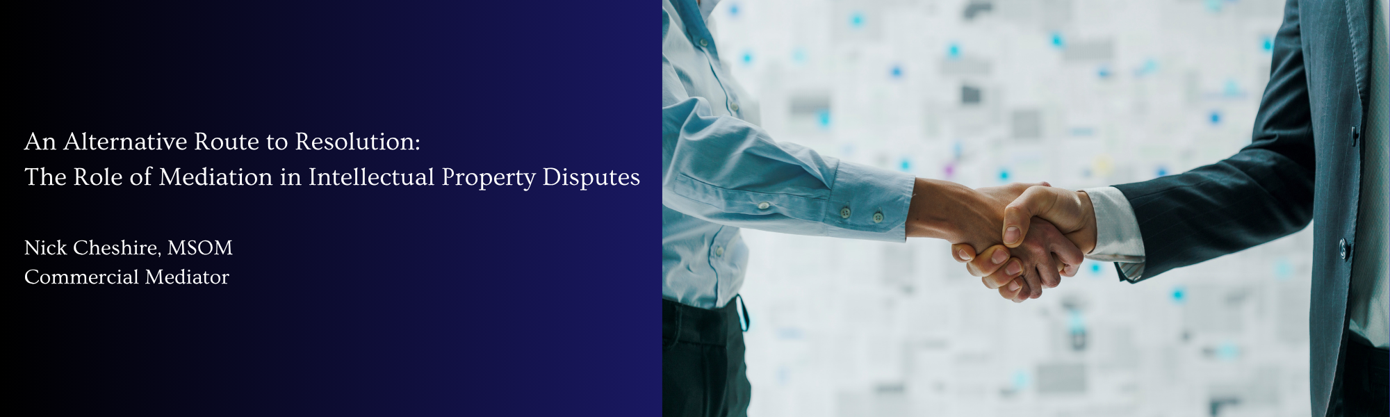 Alternative dispute resolution in intellectual property disputes