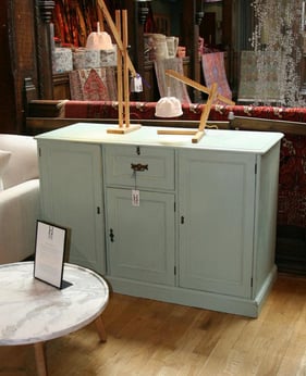 Painted antique furniture in Liberty London