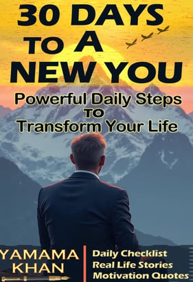 30 days to a new you motivational ebook by yamama khan