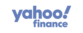 a yahoo logo with the words yahoo finance