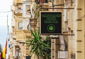 Cannabis Club Sign in Malta