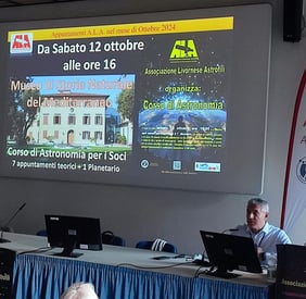 Presentazione corsi di astronomia