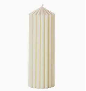 a long white candle
