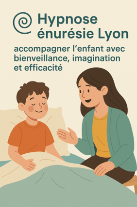 Une maman rassurante auprès de son fils pour lui redonner confiance par rapport à ses problèmes d'énurésie.