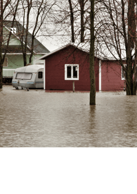 Storm flooding