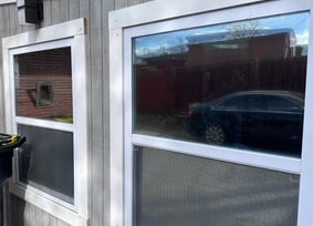 Example of 303 Customs application of window tint on a Denver home.