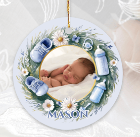 photo baby ornament