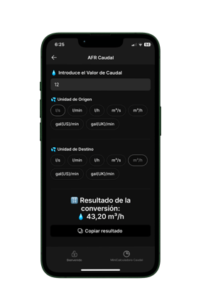 pantallazo minicalculadora de caudal 4