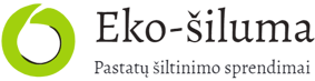 EKOVATA ŠILTINAME oro tarpus sienas stogus grindis logo