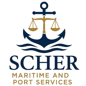SCHER MARITIME AND PORT SERVICES logo