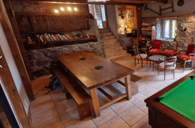 espace dinners d'hotes salle de jeux – Maison La Flambée – Hautes-Pyrénées
