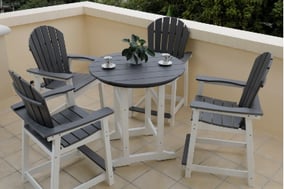 custom outdoor bar chairs