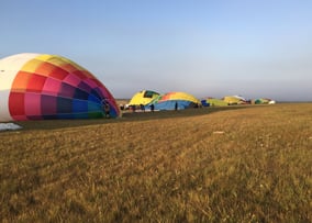 glonflage de montgolfières au sol Mondial Air Ballons Chambley 2019
