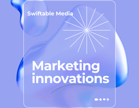 a square logo with the words marketing and marketing