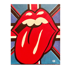 Special Order Rolling Stones Painting - Frankie Cervantes