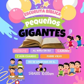 escuelita biblica pequeños gigantes