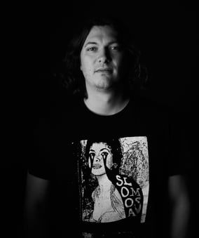 Hans Frohlich, bassist of the Swedish stoner rock band GREENLEAF