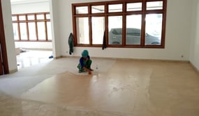 proses penambalan marmer
