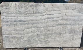 Silver Travertine Slabs