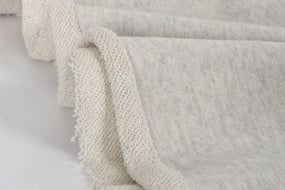 Grey Marl French Terry Fabric Swatch