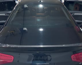 Example of 303 Customs' tinted windows on a car.
