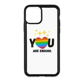 a rainbow heart shaped rainbow - shaped phone case