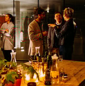 Friends gathering