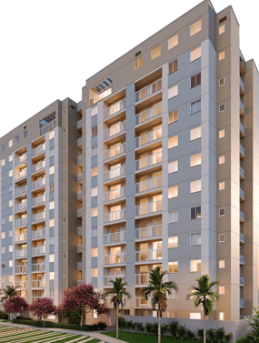 fachada dos empreendimentos Alto do Horizonte e Alto da Alvorada