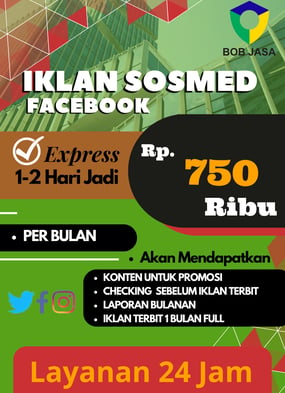 Iklanin Pro by Bob Jasa Pasang Iklan Facebook FB Murah Cepat di Kota Kabupaten 750 Ribu