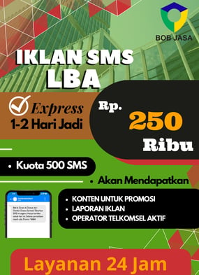 Iklanin Pro by Bob Jasa Iklan SMS LBA Broadcast Murah Cepat di Kota Kabupaten 250 Ribu