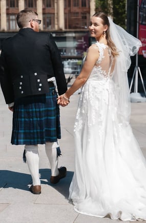 groom and a bride