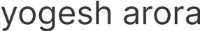 Yogesh Arora UX Portfolio logo