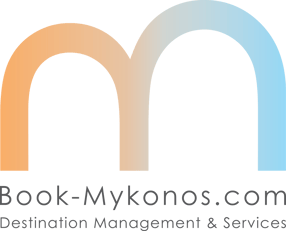 Bookmykonos logo
