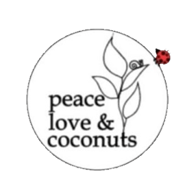 Peace Love & Coconuts logo